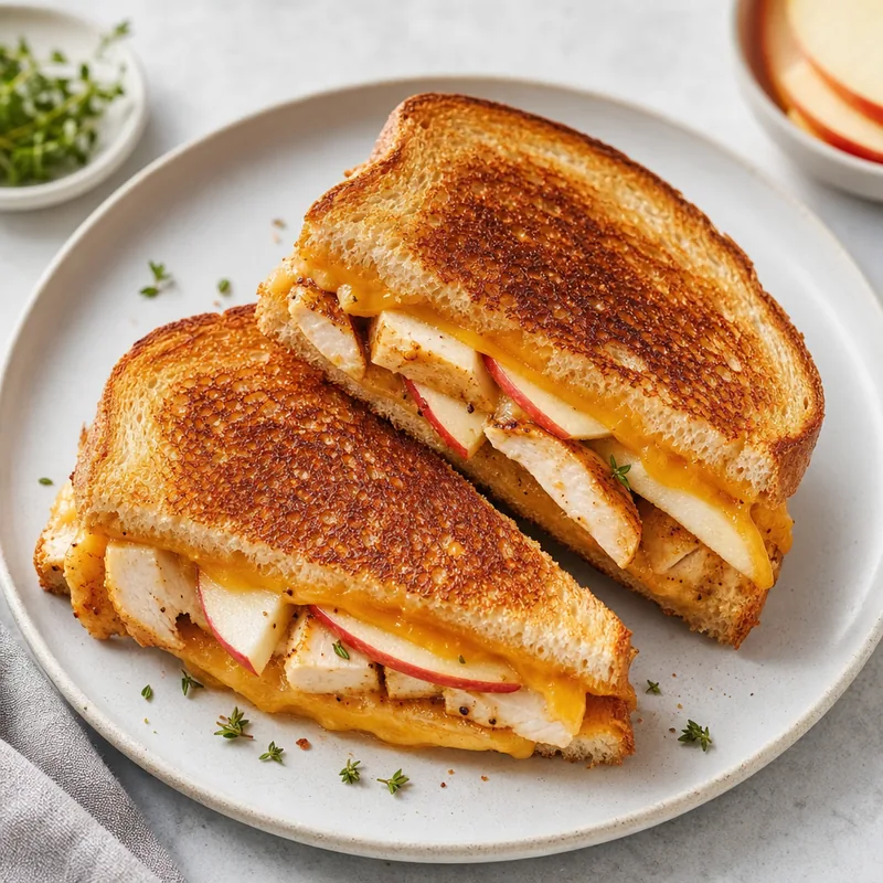 Chicken Apple Grilled Cheese