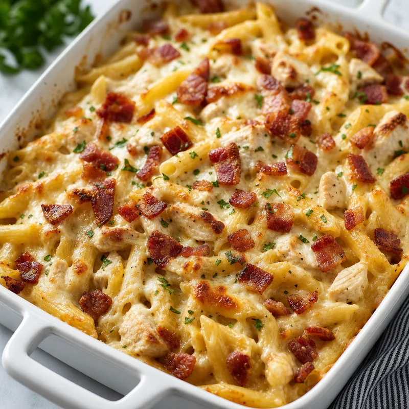 Chicken Bacon Ranch Casserole