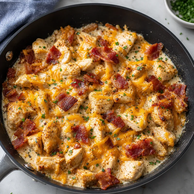 Chicken Bacon Ranch Skillet