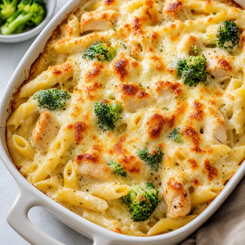 Chicken Broccoli Alfredo Bake