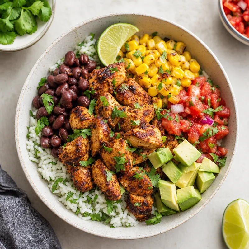 Chicken Burrito Bowls