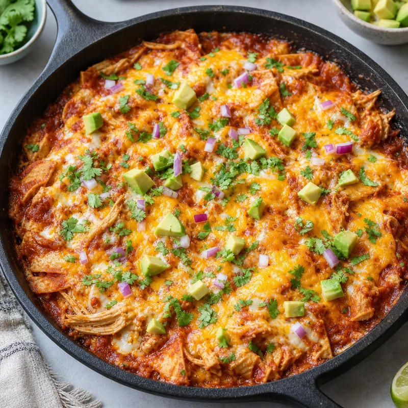 Chicken Enchilada Skillet