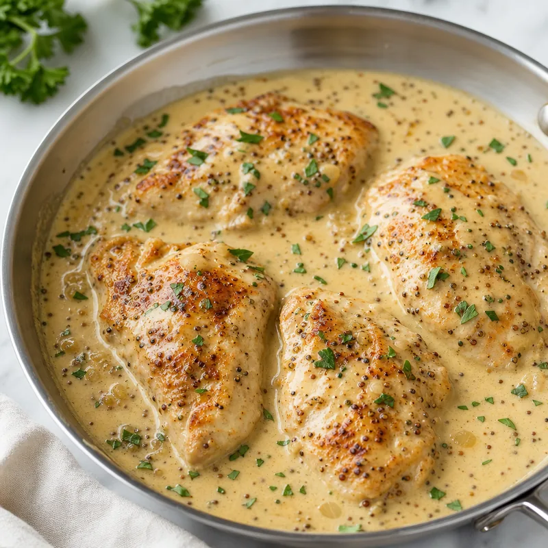 Chicken in Mustard Cream