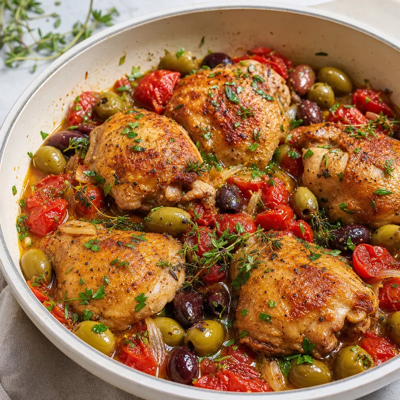 Chicken Thighs Provençale