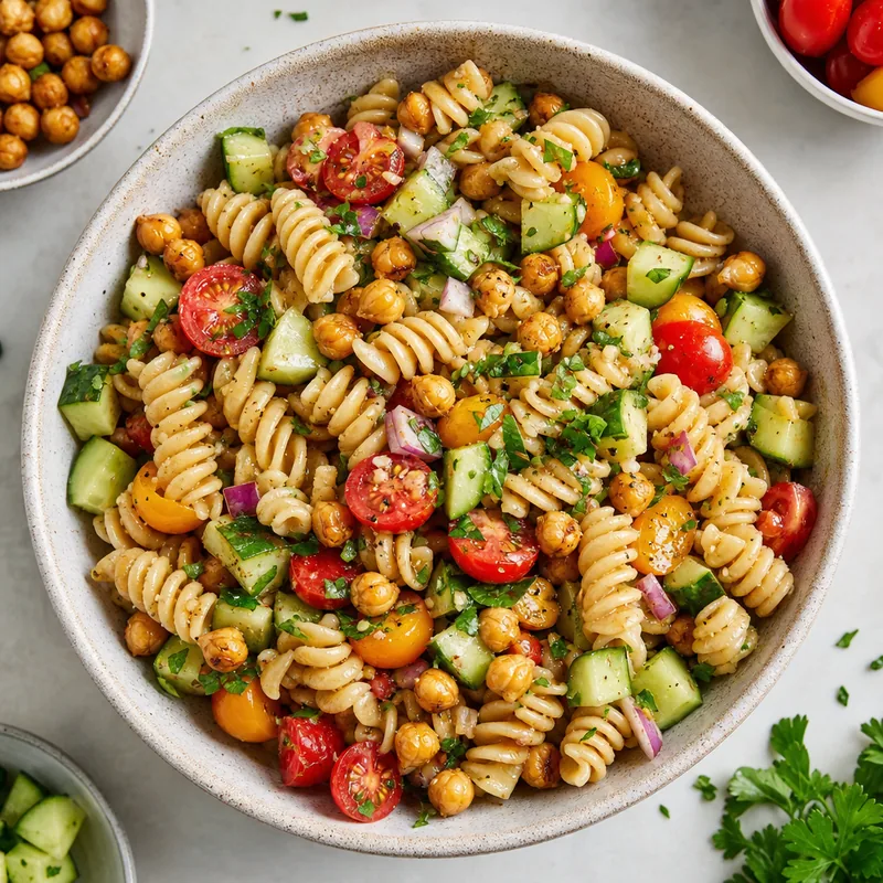 Chickpea Pasta Salad