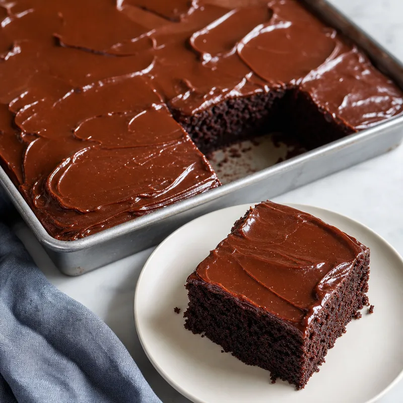 Chocolate Fudge Sheet Cake