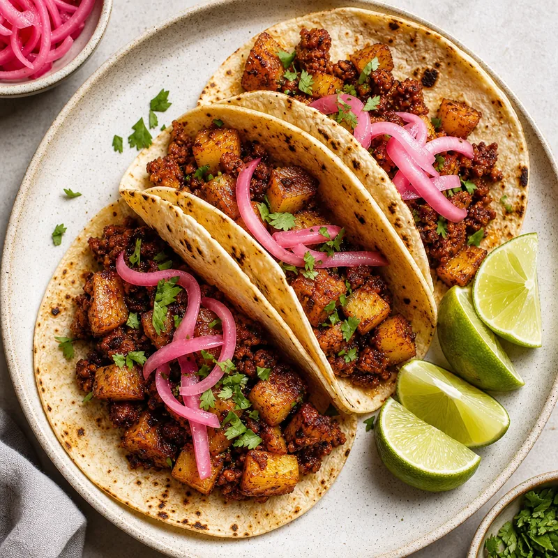 Chorizo and Potato Tacos
