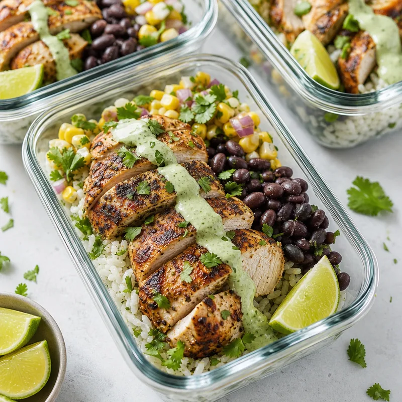 Cilantro Lime Chicken Burrito Bowl