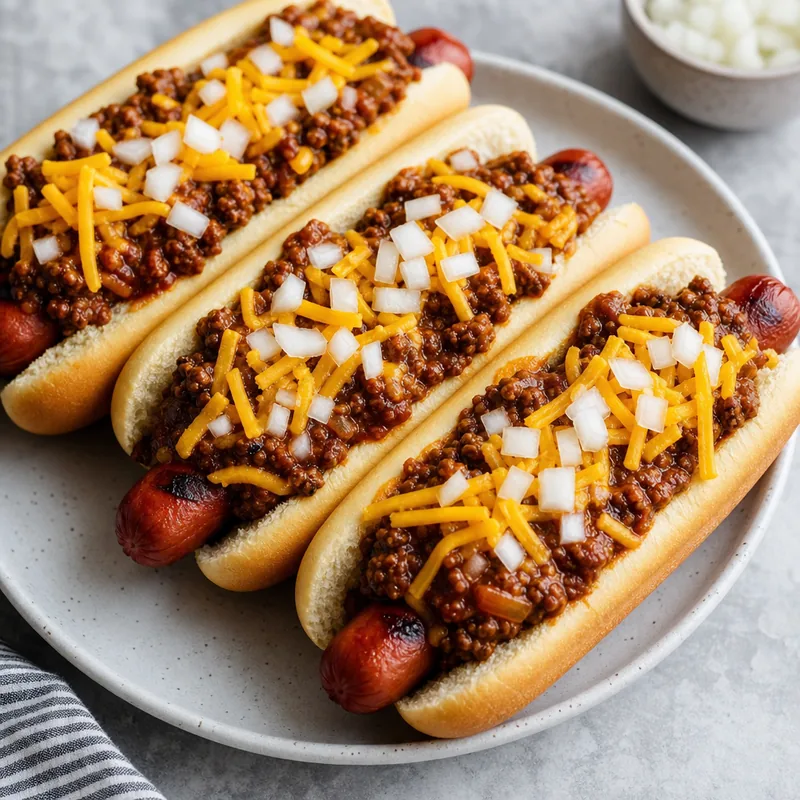 Classic Chili Dogs