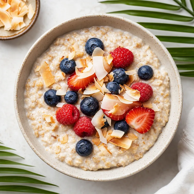 Coconut Berry Porridge