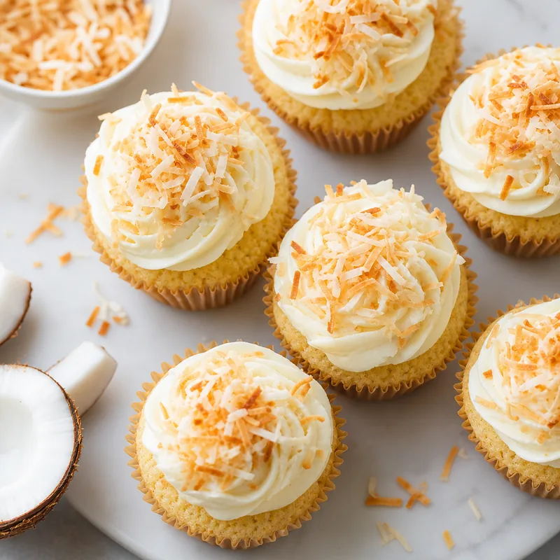 Coconut Cream Cupcakes