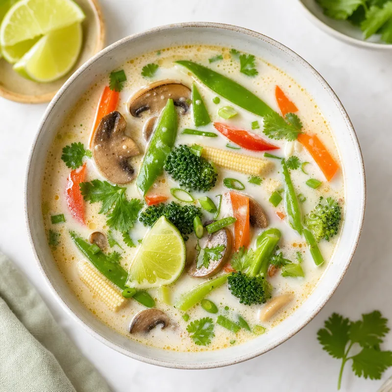 Coconut Lime Vegetable Soup