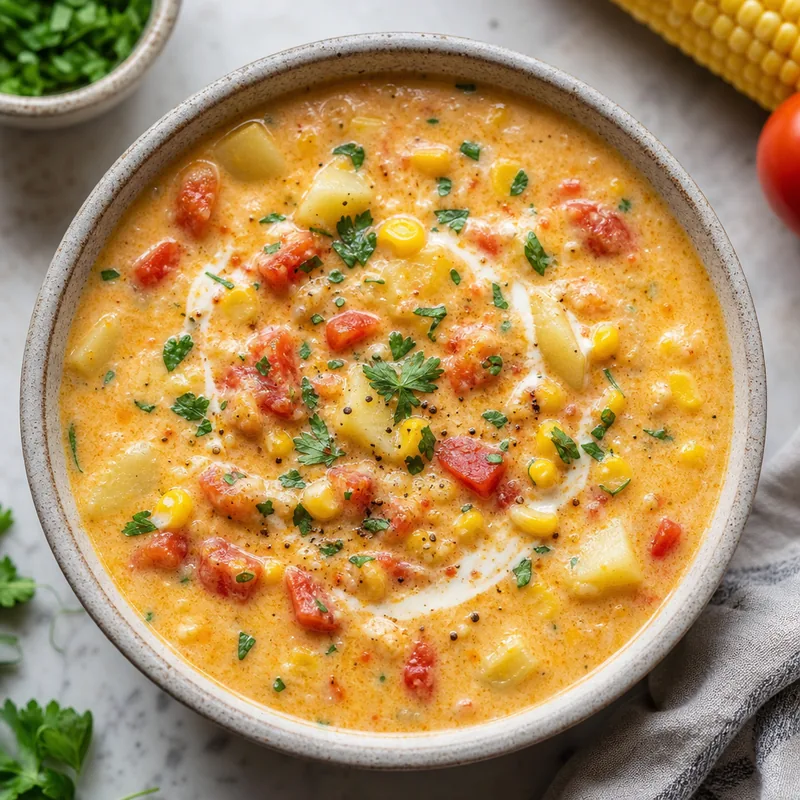 Corn and Tomato Chowder