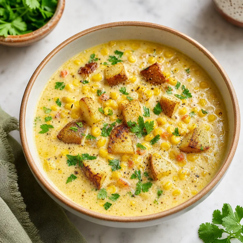 Corn Chowder With Coconut Milk