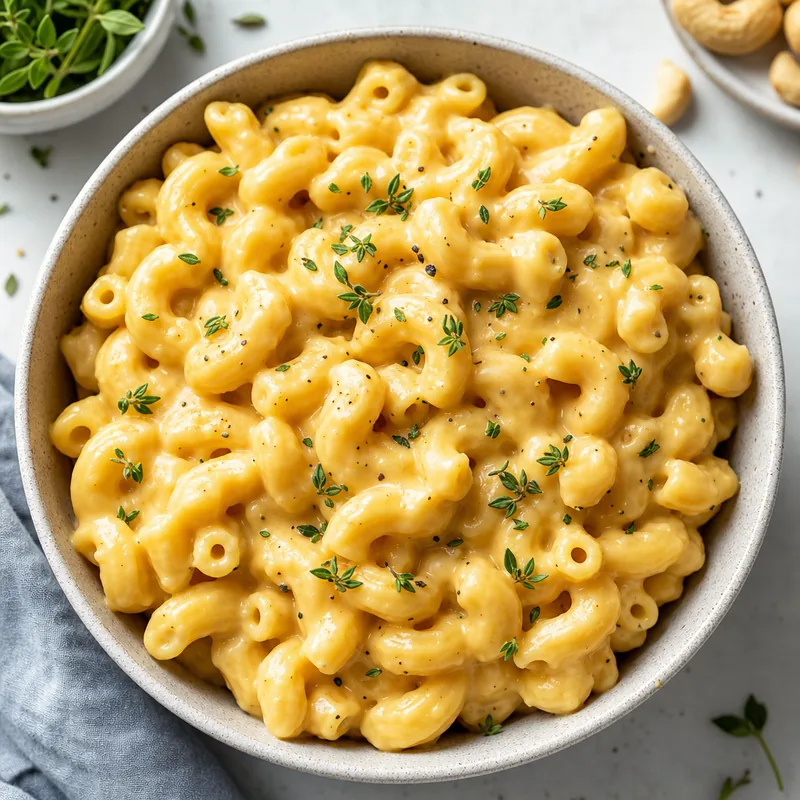 Creamy Cashew Mac and Cheese