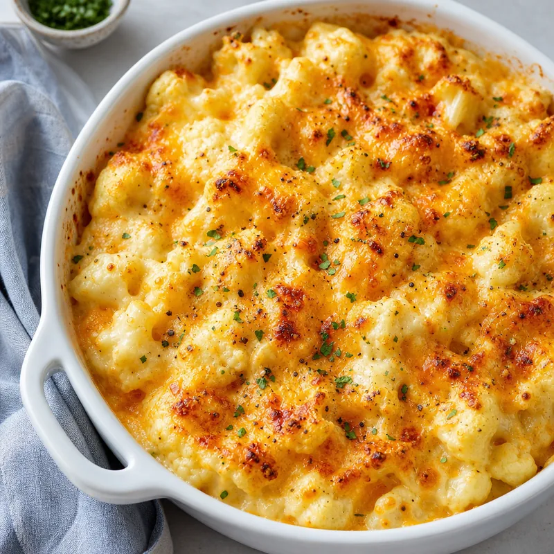 Creamy Cauliflower Mac and Cheese