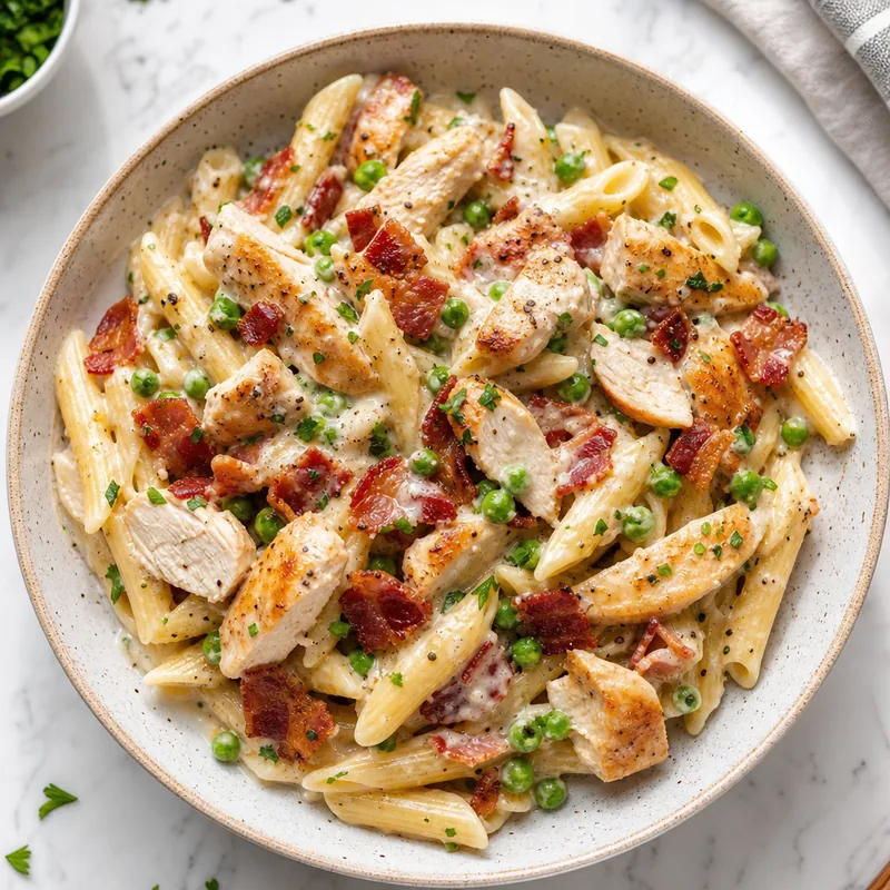 Creamy Chicken & Bacon Pasta
