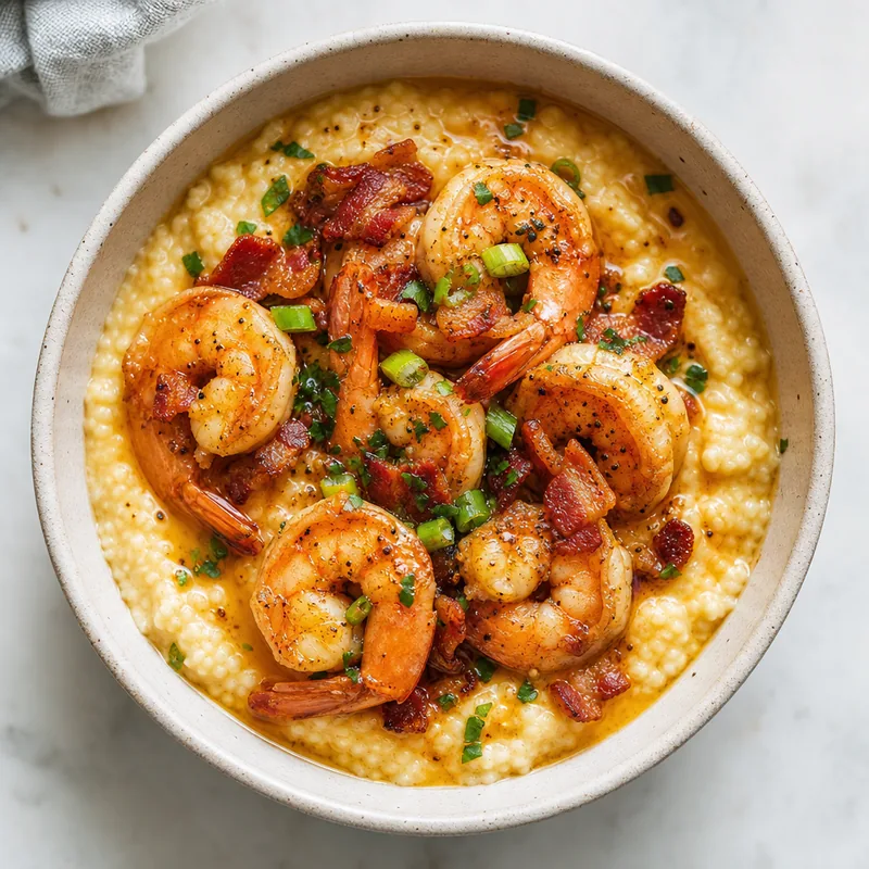 Creamy Shrimp and Grits