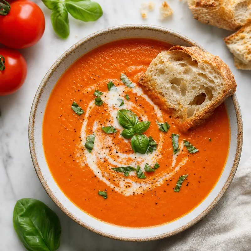 Creamy Tomato Basil Soup