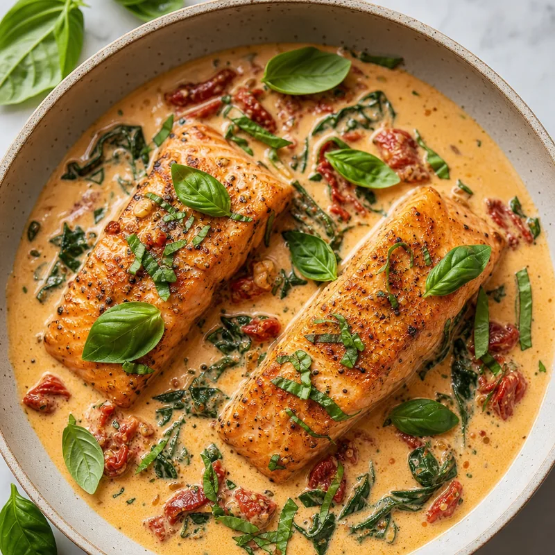 Creamy Tuscan Salmon