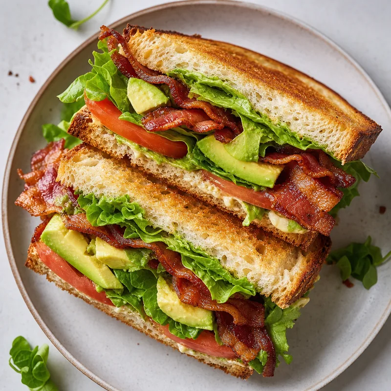 Crispy Bacon Lettuce Tomato Avocado