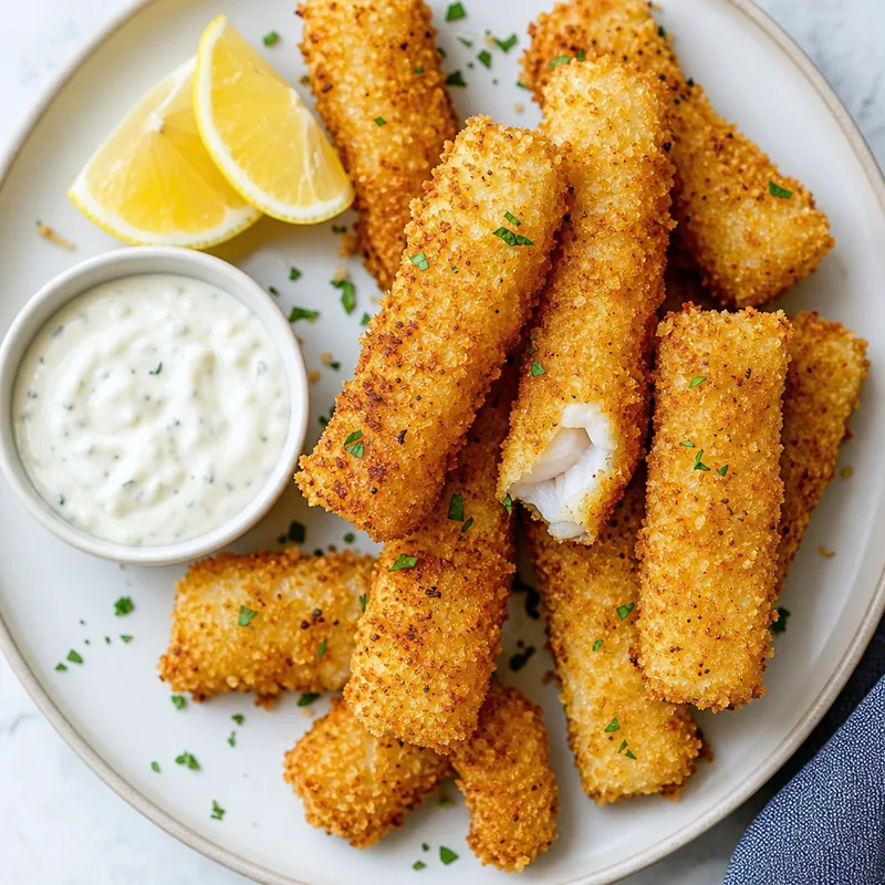 Crispy Baked Fish Sticks