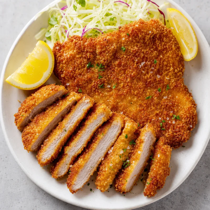 Crispy Breaded Pork Cutlets