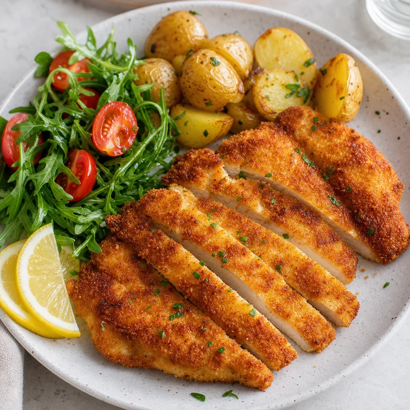 Crispy Chicken Cutlet Dinner