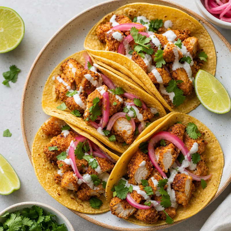Crispy Chicken Tacos