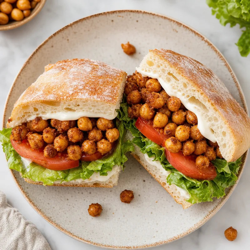 Crispy Chickpea Sandwich