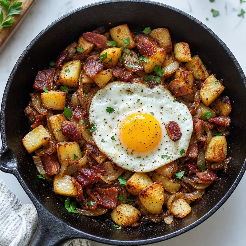 Crispy Hash Skillet