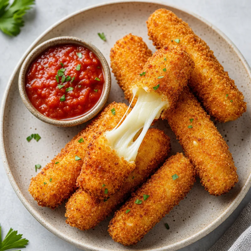 Crispy Mozzarella Sticks