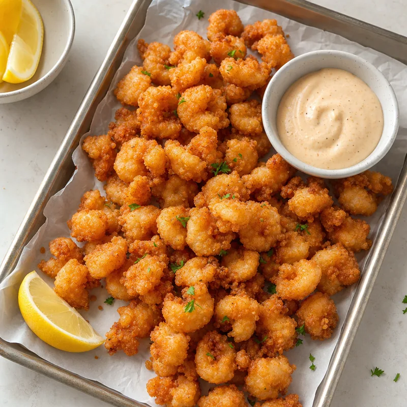 Crispy Popcorn Shrimp