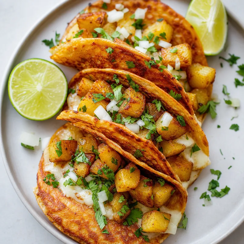 Crispy Potato Tacos