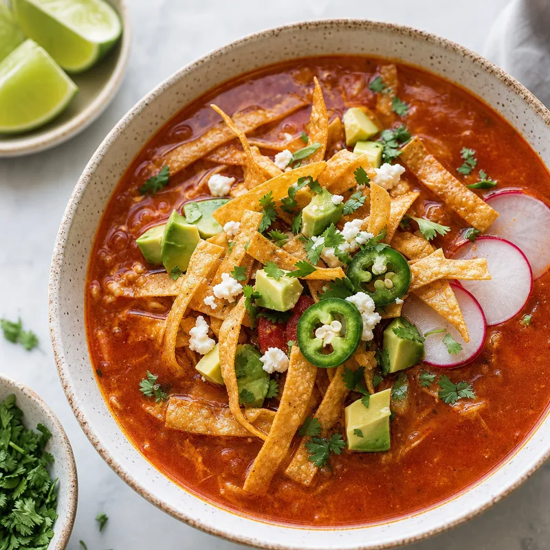 Crispy Tortilla Soup