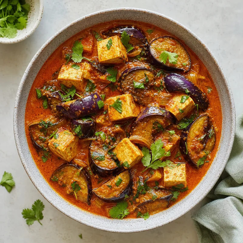 Eggplant and Tofu Curry