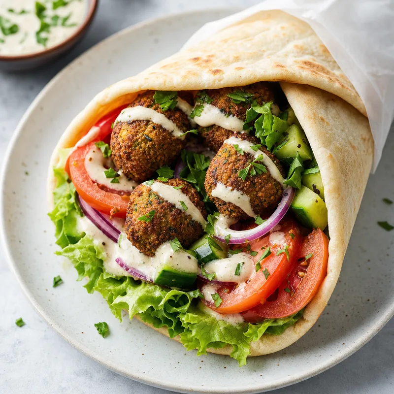 Falafel & Tahini Wrap