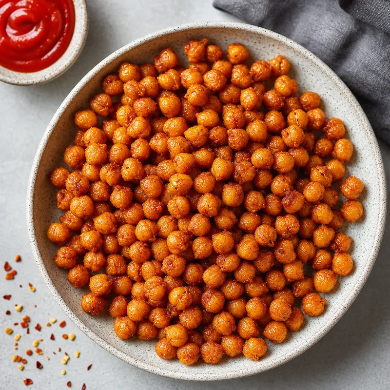 Fiery Sriracha Chickpea Snack
