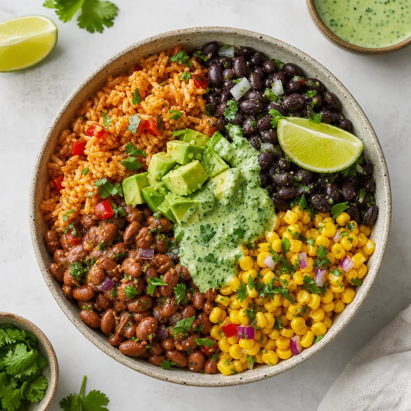 Fiesta Bean and Rice Bowl