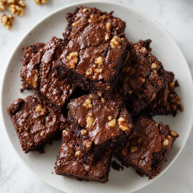 Fudgy Walnut Brownies