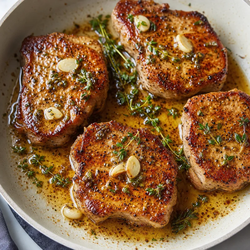 Garlic Herb Pork Chops