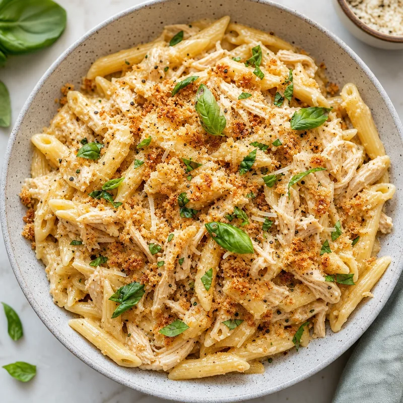 Garlic Parmesan Chicken Penne