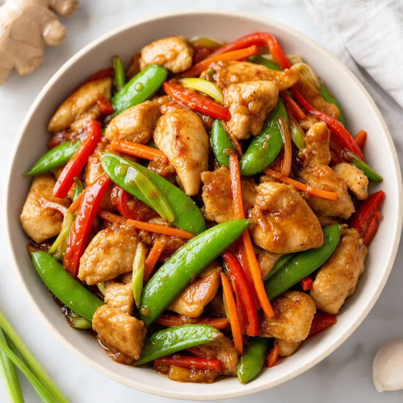 Ginger Chicken Stir-Fry