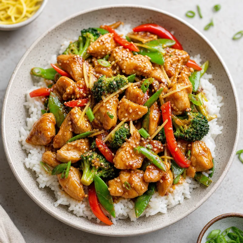 Ginger Soy Chicken Stir-Fry