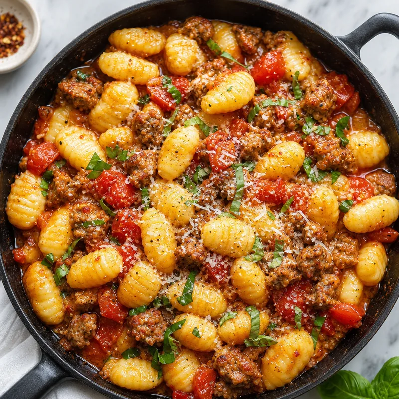 Gnocchi Skillet with Sausage