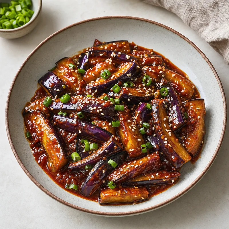 Gochujang Eggplant Stir-Fry
