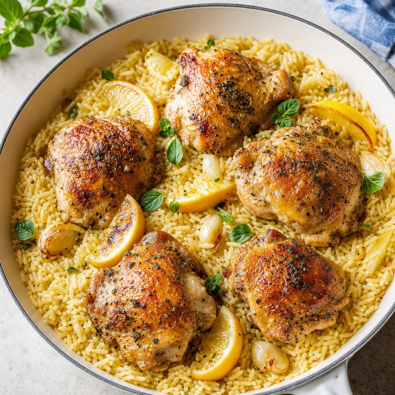 Greek Chicken and Rice