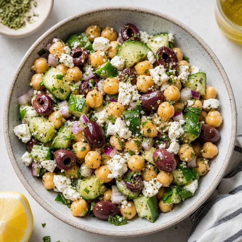 Greek Chickpea Salad