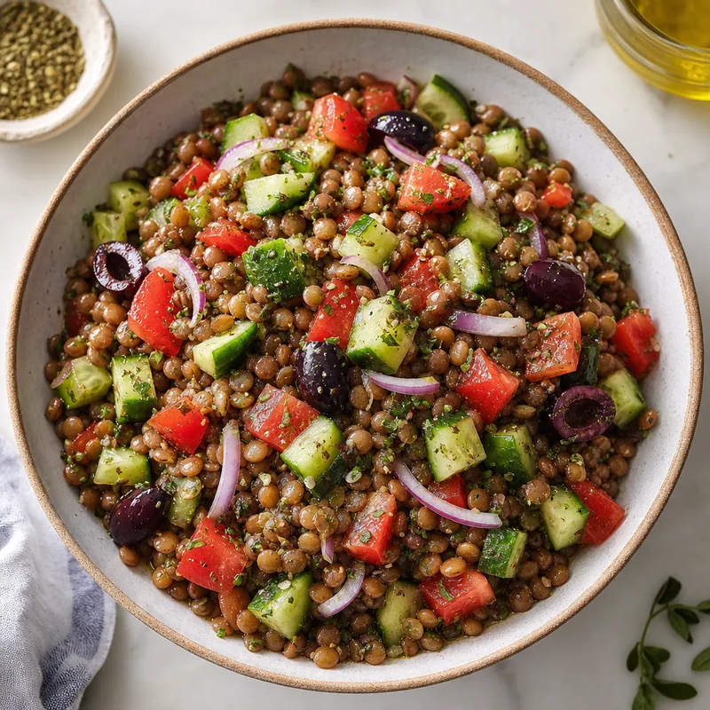 Greek Lentil Salad
