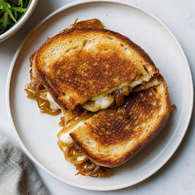 Grilled Cheese with Caramelized Onions